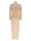 Jean Paul Gaultier Corset Dress Dresses White In Neutral