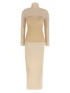 Jean Paul Gaultier Corset Dress Dresses White In Neutral