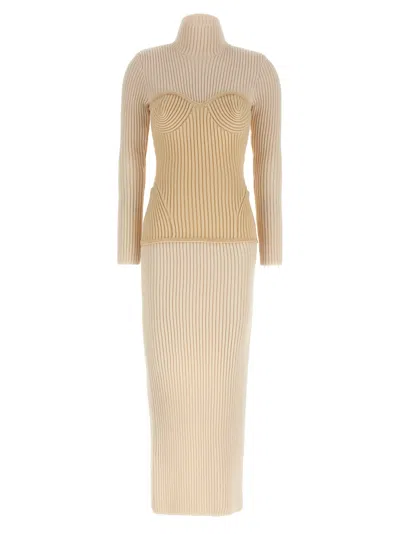 Jean Paul Gaultier Corset Dress Dresses White