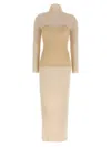 Jean Paul Gaultier Corset Dress Dresses White In Neutral