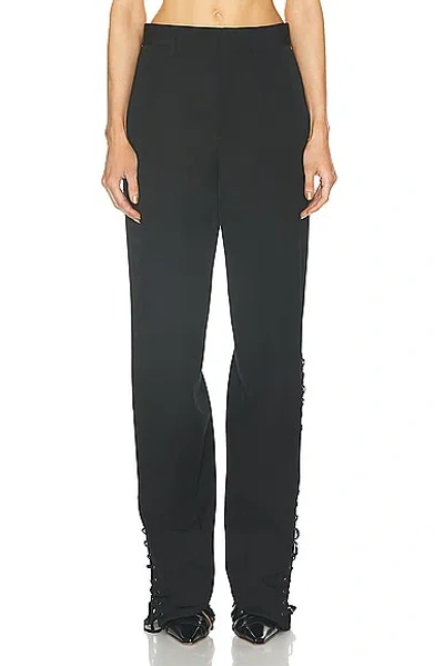 Jean Paul Gaultier Corset Inspired Lacing Pant In Black