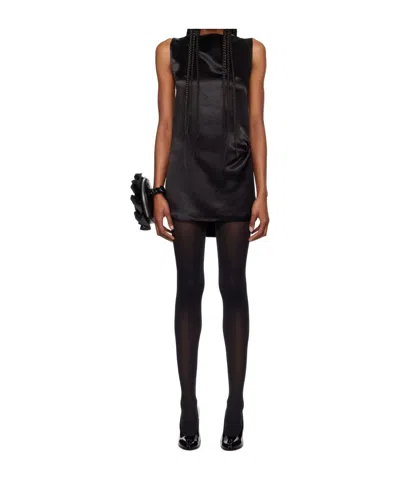 JEAN PAUL GAULTIER CORSET LACING SATIN MINIDRESS