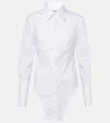 Jean Paul Gaultier Hemd Aus Einem Baumwollgemisch In Weiss