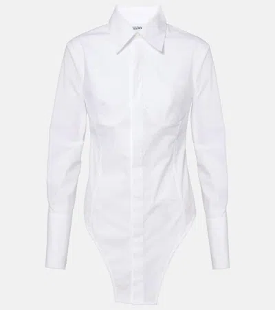 Jean Paul Gaultier Hemd Aus Einem Baumwollgemisch In Weiss