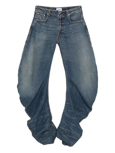 Jean Paul Gaultier Cotton Jeans In Blue