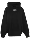 Jean Paul Gaultier Cotton Oversized Hoodie With "lace Label" Transfer