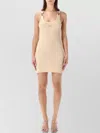 Jean Paul Gaultier Womens Nude Ribbed Sleeveless Cotton-jersey Mini Dress