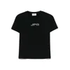 Jean Paul Gaultier Women Stretch Cotton T-shirt In Black