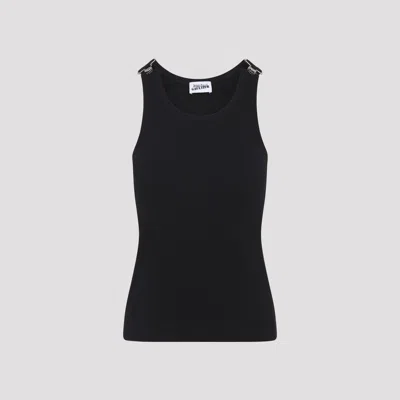 Jean Paul Gaultier Tank Top In Black