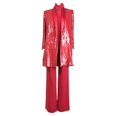 Pre-owned Jean Paul Gaultier Couture Spring 2012 Amy Whinehouse Red Suit