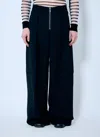 Jean Paul Gaultier Crepe Bonded Pants In Black