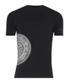 Jean Paul Gaultier Graphic Print Crew Neck Short Sleeve Top In Black