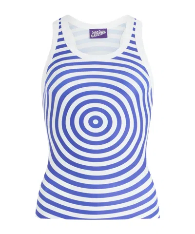 Jean Paul Gaultier Crew Neck Vest In Multi