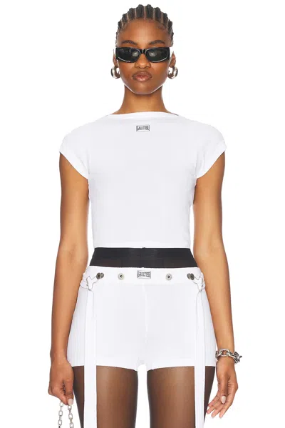 JEAN PAUL GAULTIER CROPPED BABY TEE