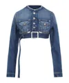 Jean Paul Gaultier Cropped Denim Jacket