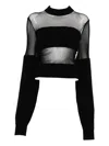 Jean Paul Gaultier Knee Length Dress Fitted Silhouette In Black