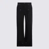 Jean Paul Gaultier Overdyed Upper Panel Denim Trouser In Black