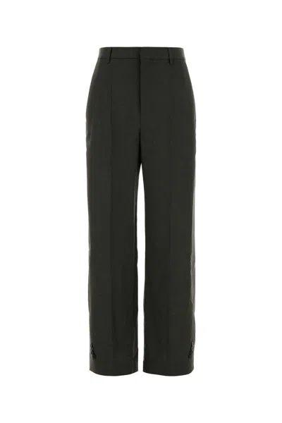 JEAN PAUL GAULTIER DARK GREY WOOL BLEND PANT