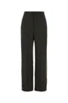 Jean Paul Gaultier Tailored Wool Blend Trousers Featuring Pleats In Gray