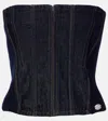Jean Paul Gaultier Denim Corset In Blue