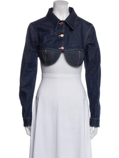 Pre-owned Jean Paul Gaultier Denim Jacket In Blue