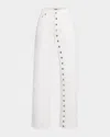 JEAN PAUL GAULTIER DENIM JEAN WITH BUTTONS DETAILS