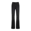 Jean Paul Gaultier Jeans With Padded Inlays And Lace-up