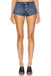 Jean Paul Gaultier Denim Short In Blue