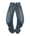 Jean Paul Gaultier Low-rise Jeans In Blue