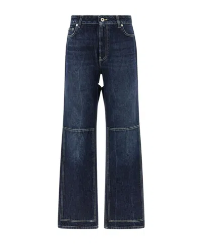 JEAN PAUL GAULTIER DENIM TROUSERS WITH BELT LOOPS