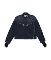 Jean Paul Gaultier Detachable Glove Denim Jacket In Black