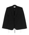 Jean Paul Gaultier Einreihiger Blazer Mit Corsage In Black