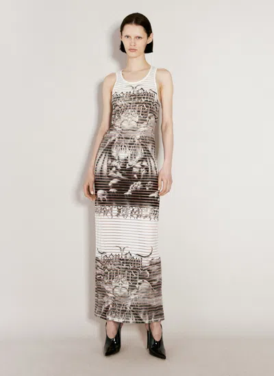 JEAN PAUL GAULTIER DIABLO MAXI DRESS