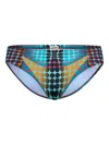 Jean Paul Gaultier Dots-printed Swim Brief In Multi