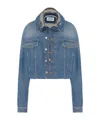 Jean Paul Gaultier Double Layer Hooded Denim Jacket