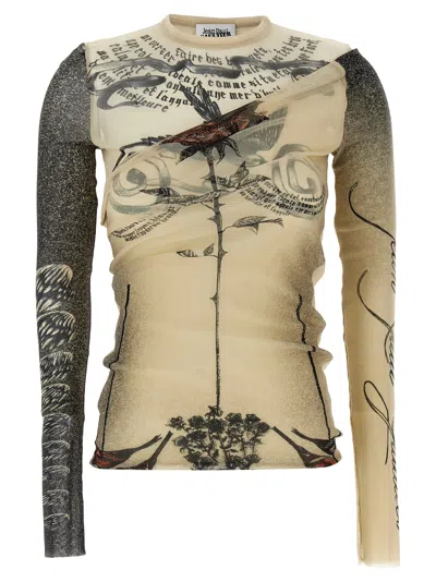JEAN PAUL GAULTIER DOUBLE LAYER TULLE TOP