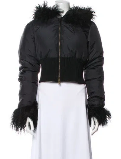 Pre-owned Jean Paul Gaultier Down Jacket In Black