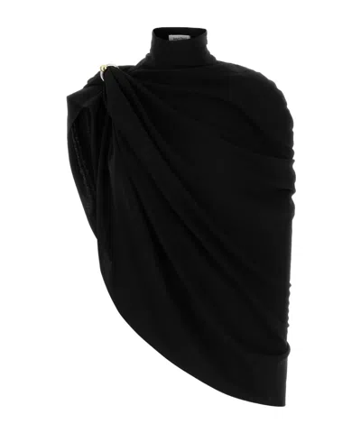 JEAN PAUL GAULTIER JEAN PAUL GAULTIER DRAPED JERSEY TOP