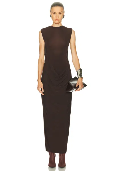 JEAN PAUL GAULTIER DRAPED LONG DRESS