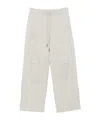 Jean Paul Gaultier Drawstring-cuffed Track Pants In Neutral