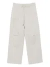 Jean Paul Gaultier Drawstring-cuffed Track Pants In Gray
