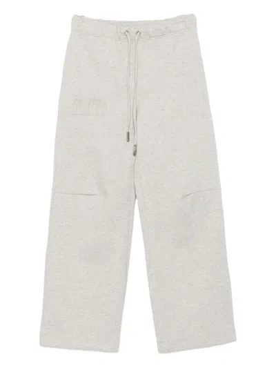 Jean Paul Gaultier Drawstring-cuffed Track Pants In White
