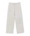 Jean Paul Gaultier Drawstring-cuffed Track Pants In White