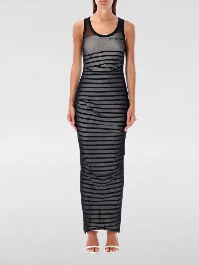 JEAN PAUL GAULTIER DRESS JEAN PAUL GAULTIER WOMAN COLOR NAVY,F87702045