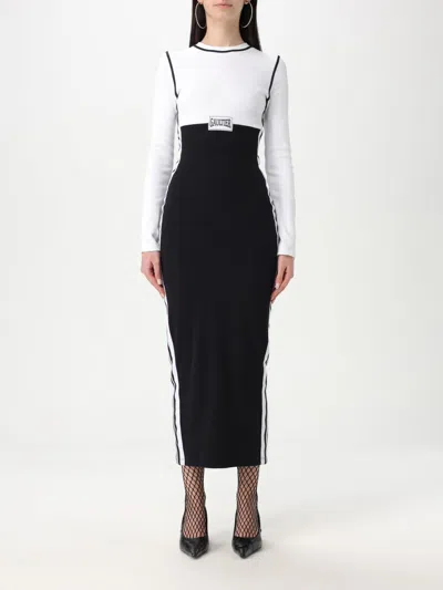 JEAN PAUL GAULTIER DRESS JEAN PAUL GAULTIER WOMAN COLOR WHITE,G58900001