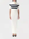 Jean Paul Gaultier Knitted Stripe Short Sleeve Dress