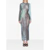 Jean Paul Gaultier Water Print Maxi Dress