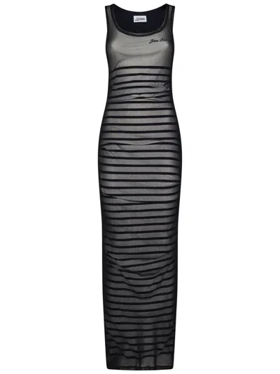 JEAN PAUL GAULTIER JEAN PAUL GAULTIER THE BI-MATERIAL MARINIÈRE LONG DRESS
