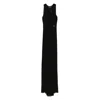 Jean Paul Gaultier Semi-sheer Maxi Dress In Black