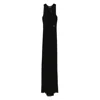 Jean Paul Gaultier Semi-sheer Maxi Dress In Black
